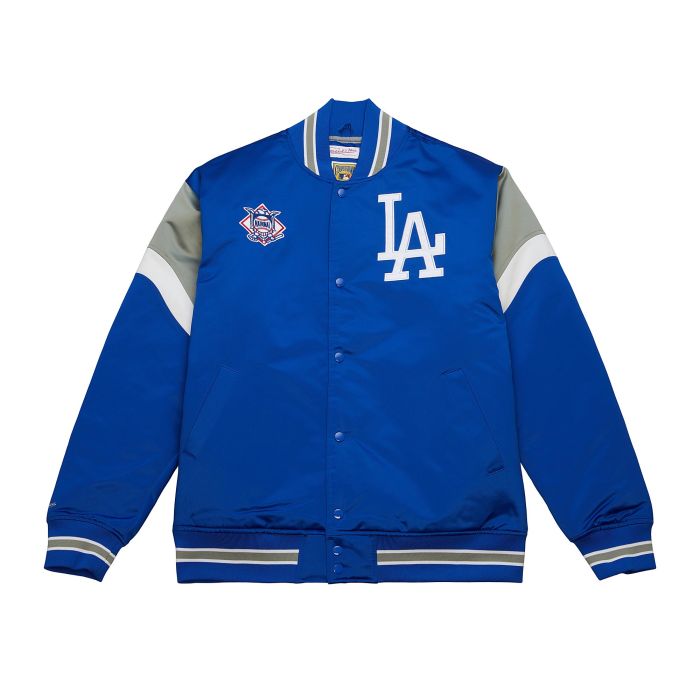 Mitchell & Ness MLB Heavy Weight Satin Jacket Dodgers Blue XL