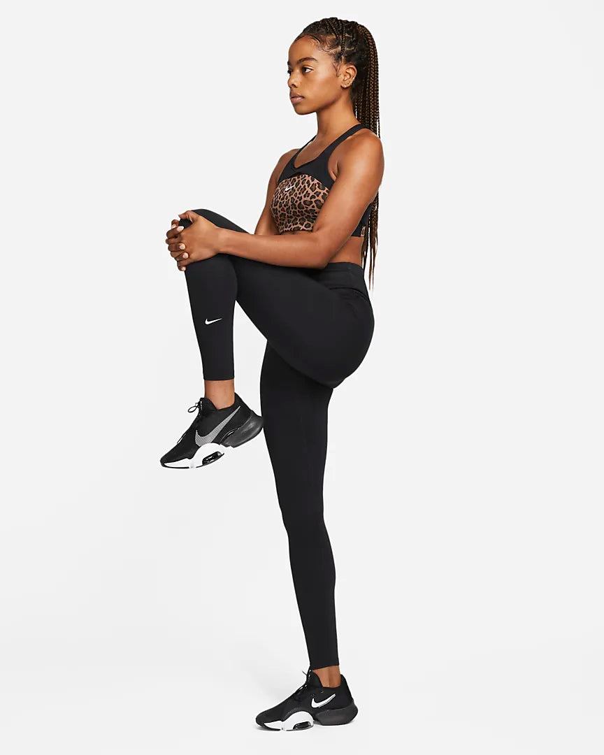Nike Pro Womens Dri-FIT Mid-Rise Graphic Tights Black L