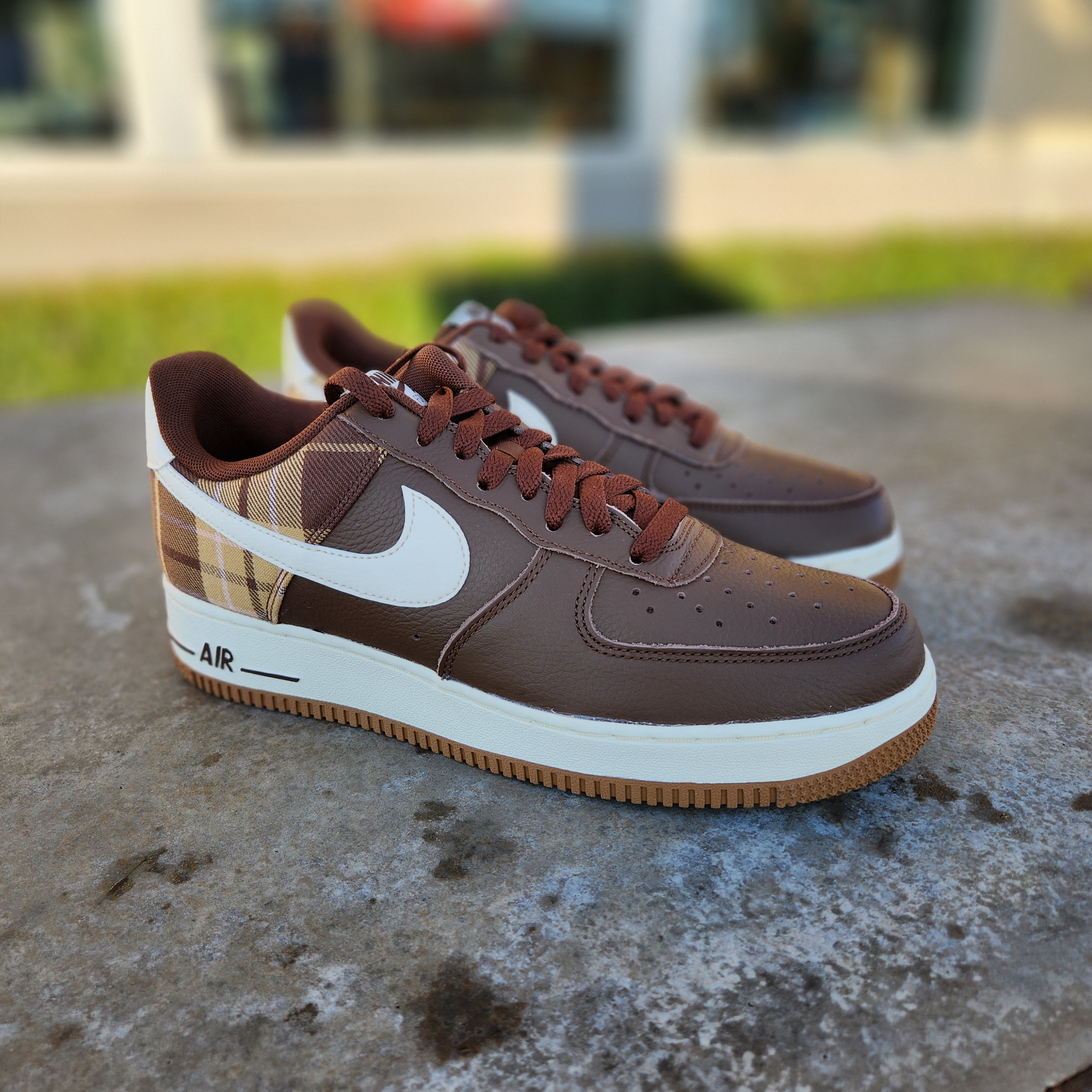 Nike Air Force 1 Premium 07, Brown and Flannel  Nike shoes air force, Air  force one shoes, Nike shoes outfits