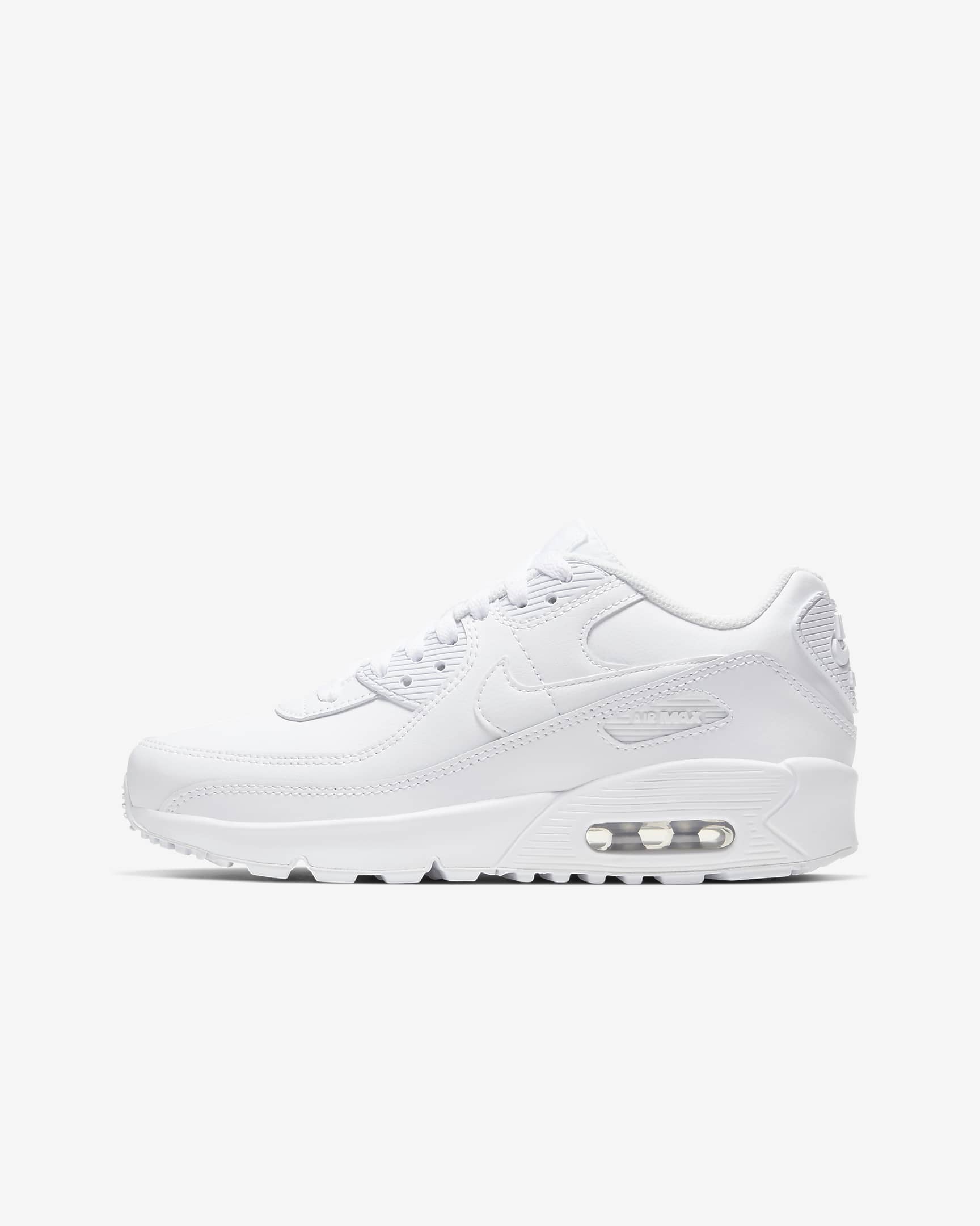 AIR MAX 90 LTR GS WHITE – PRIVATE SNEAKERS