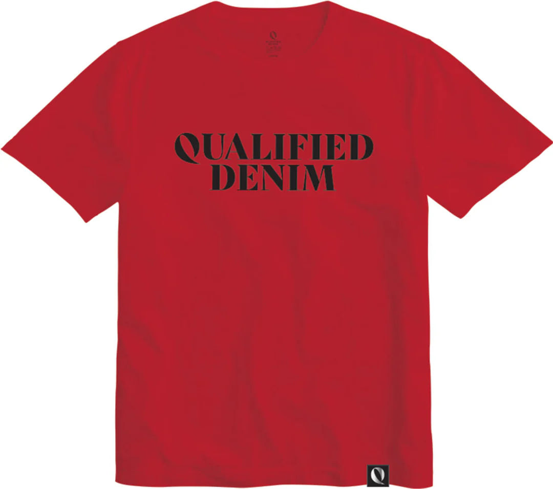 QUALIFIED DENIM ARTISAN LAMBO TEE RED