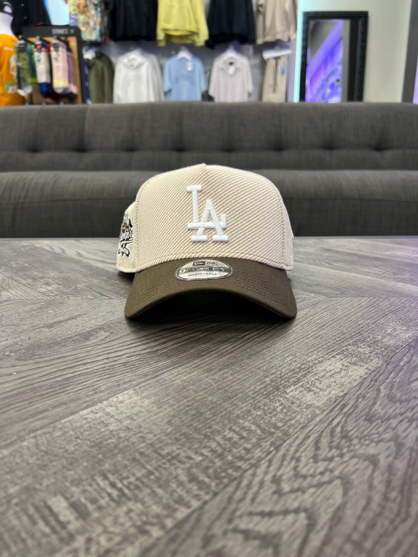 NEW ERA 940F LOS DODGERS TAN TERRY WALNUT