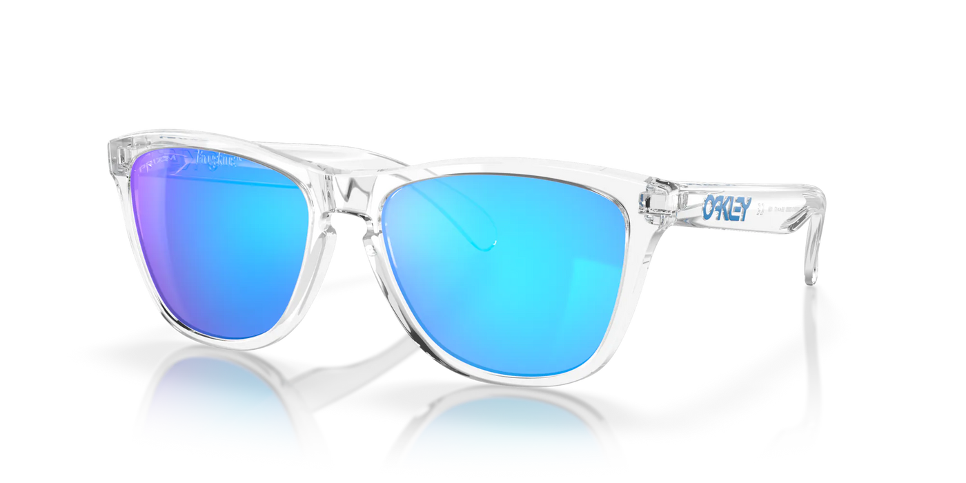 OAKLEY FROGSKINS CRYSTAL CLEAR PRIZM SAPPHIRE IRIDIUM