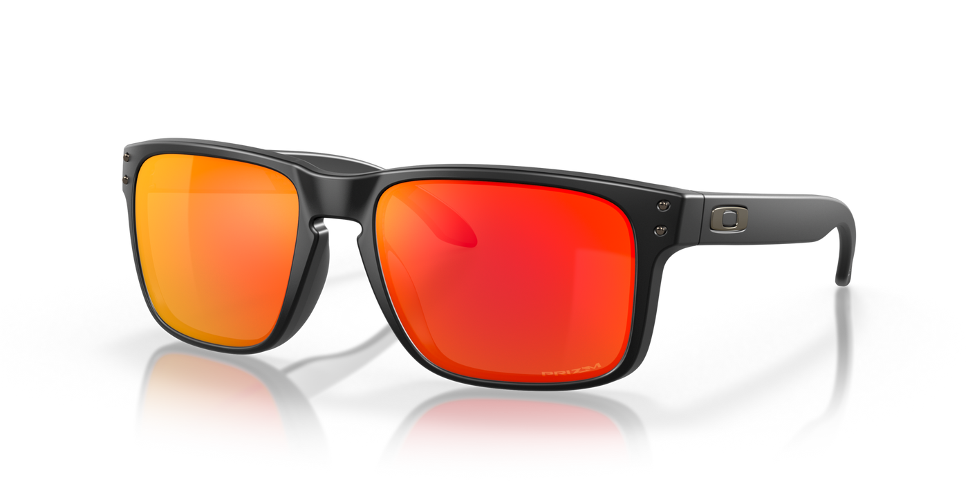 OAKLEY HOLBROOK MATTE BLACK PRIZM RUBY