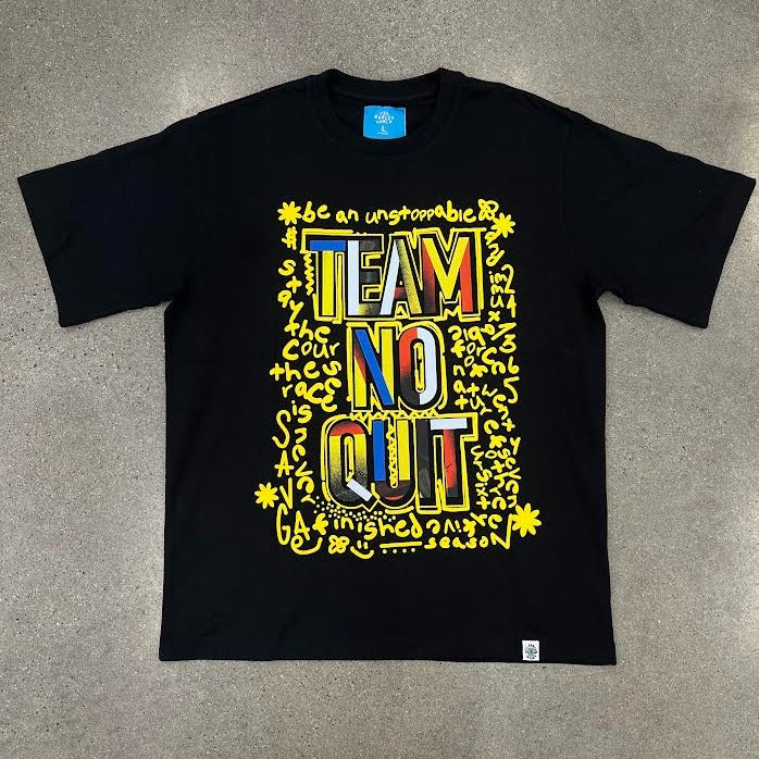 VIC GARCIA WORLD NO QUIT TEE BLACK