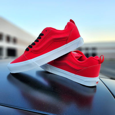 VANS Knu Skool RED BLACK