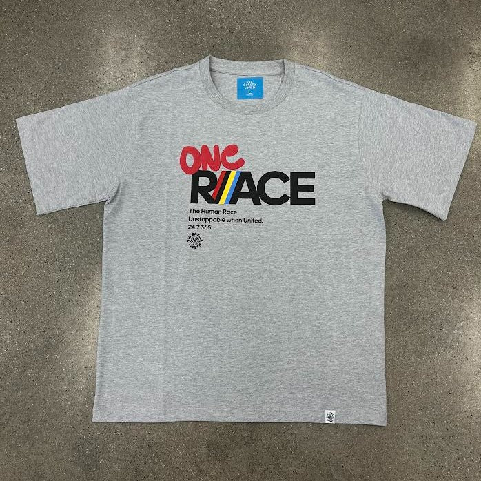 VIC GARCIA WORLD ONE RACE TEE GREY