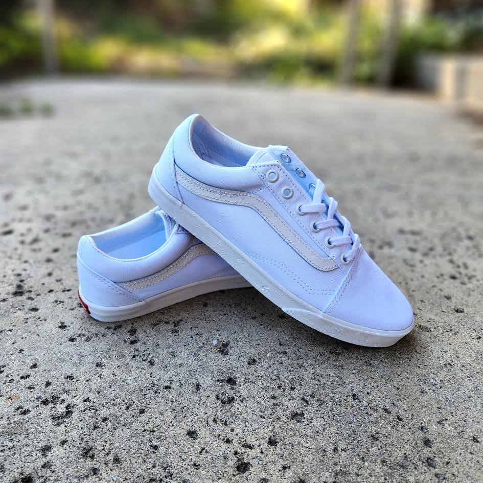 VANS GS Old Skool Low pro WHITE WHITE