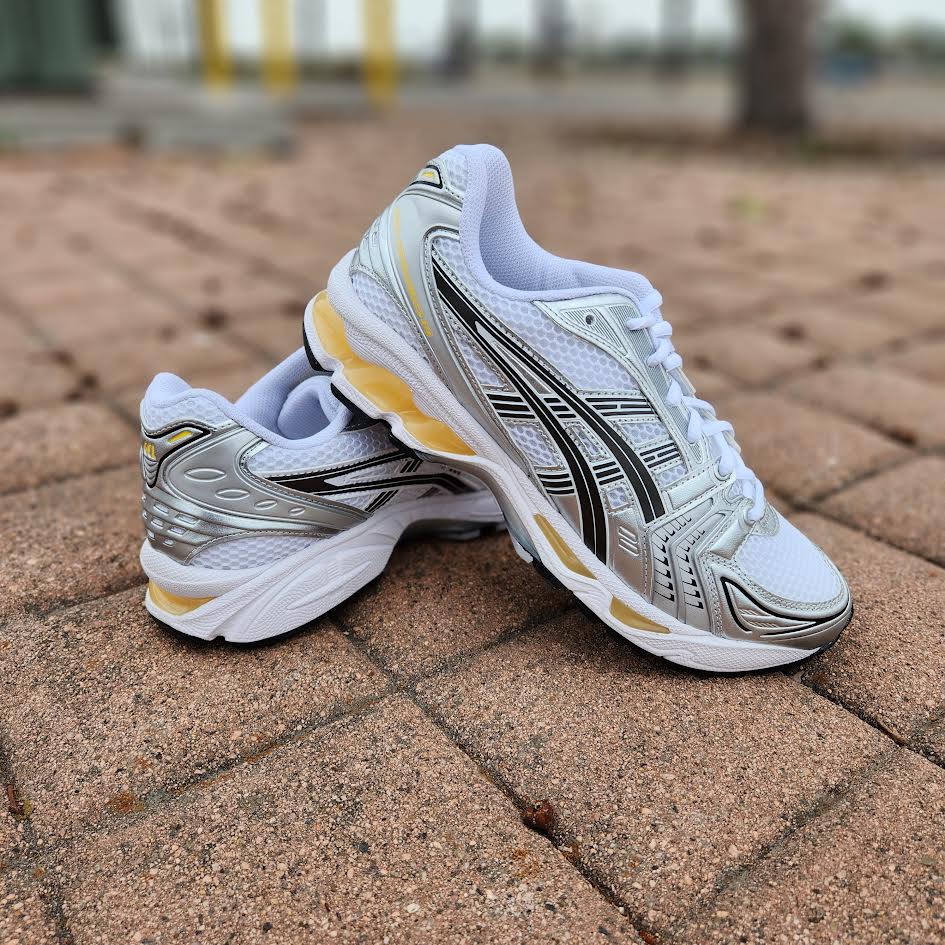 Asics Gel-Kayano 14 'White Ta-Chi Yellow'