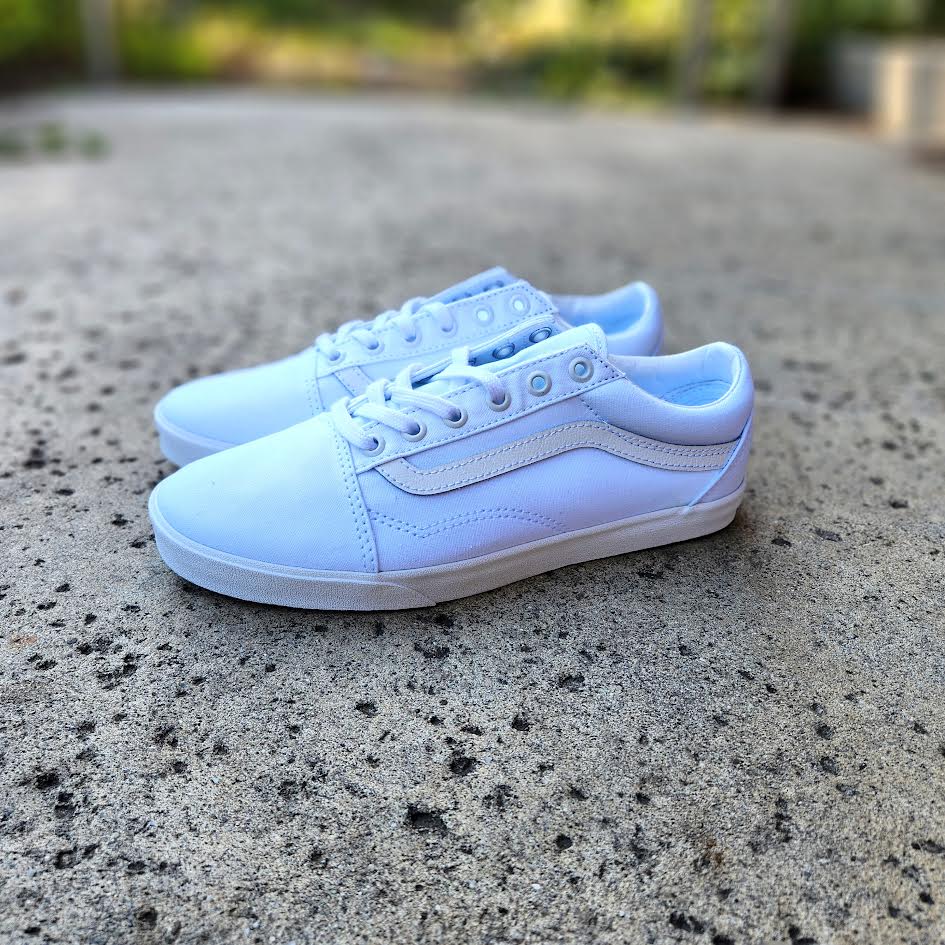 VANS GS Old Skool Low pro WHITE WHITE