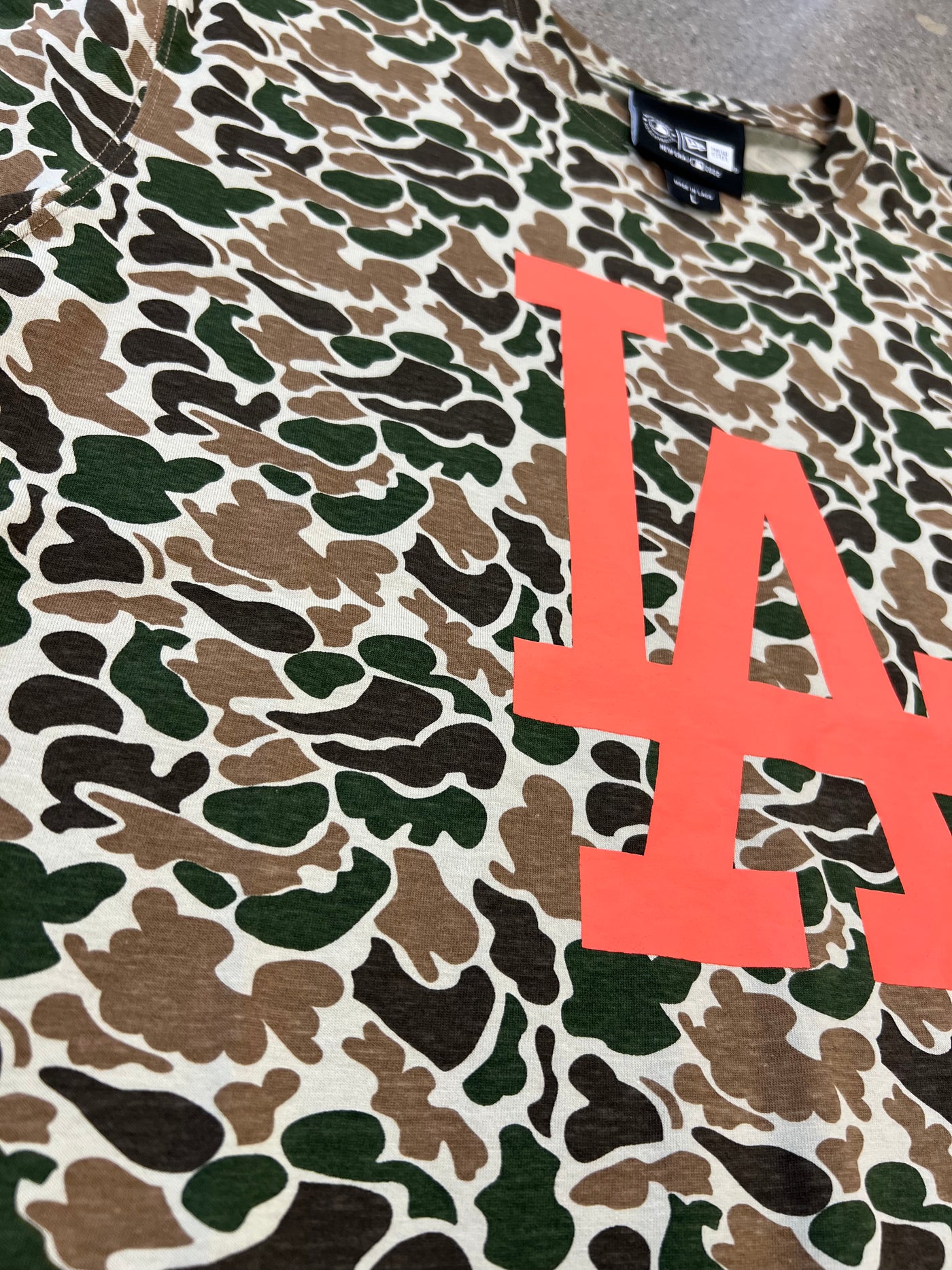 New Era Los Dodgers Shirt Camo