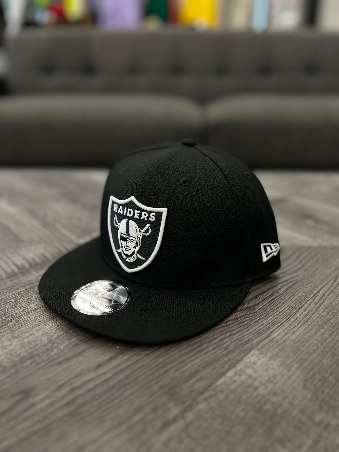 NEW ERA 950 LAS VEGAS RAIDERS BLK WHT--OSFA