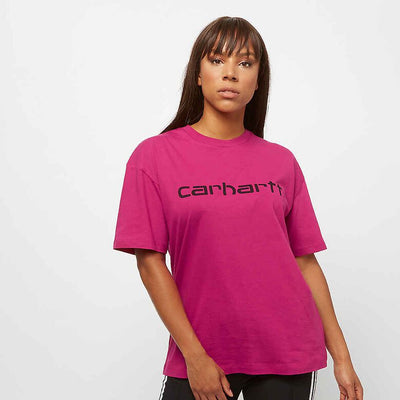 W CARHARTT WIP S/S SCRIPT T-SHIRT (TANGO)