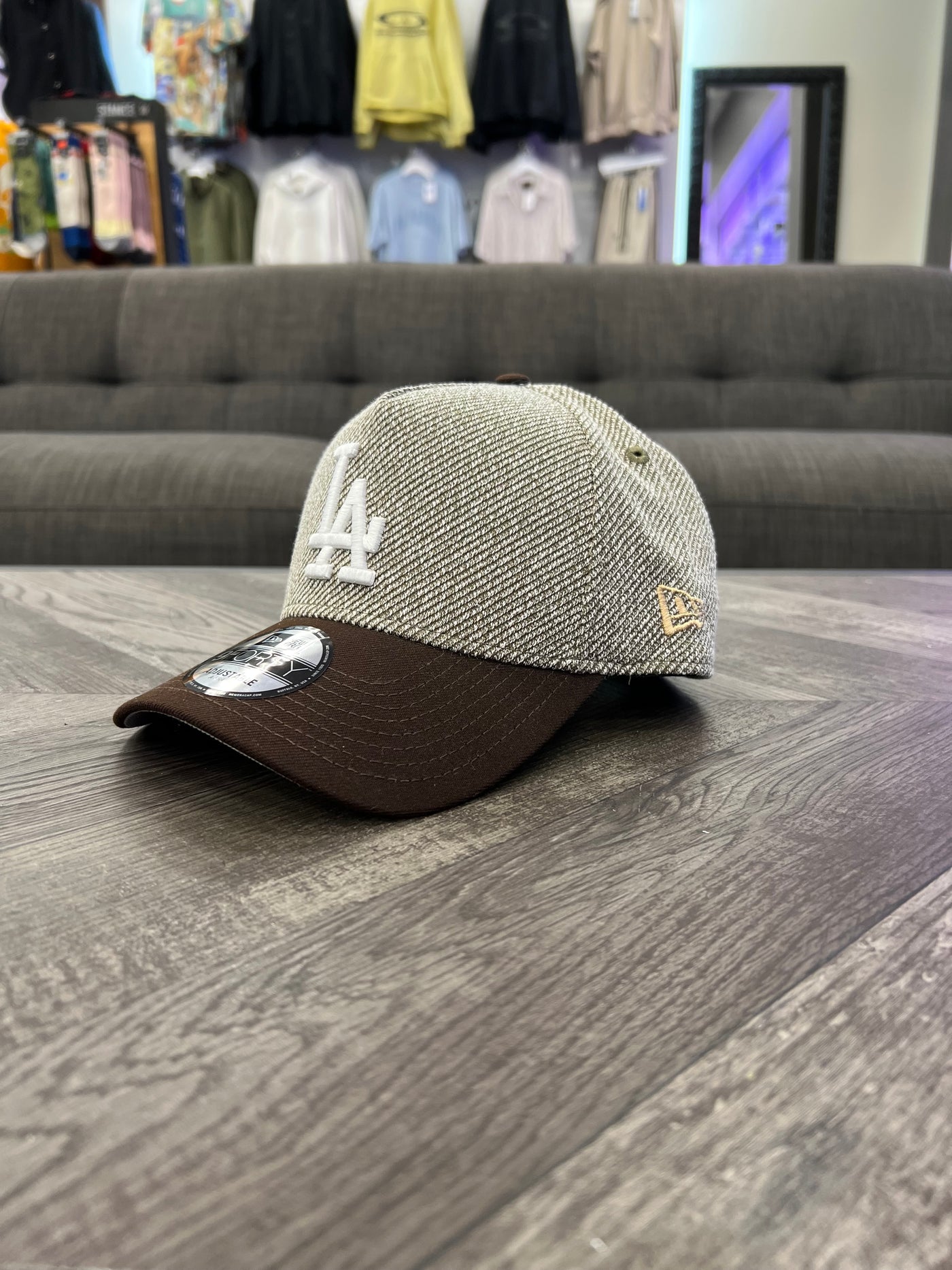 NEW ERA 940F LOS DODGERS BROWN TERRY