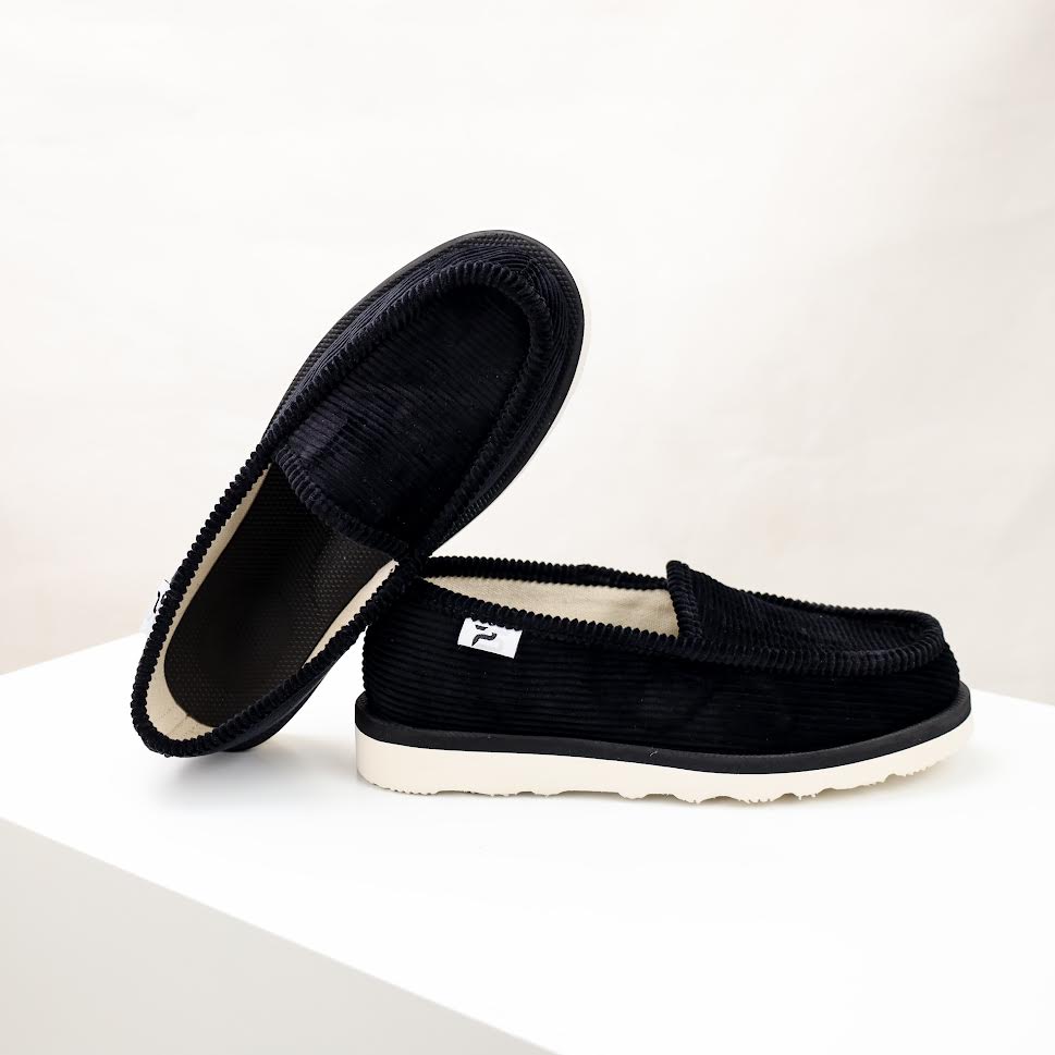 PRIVATE 1 HOUSE SHOES LOAFERS BLACK