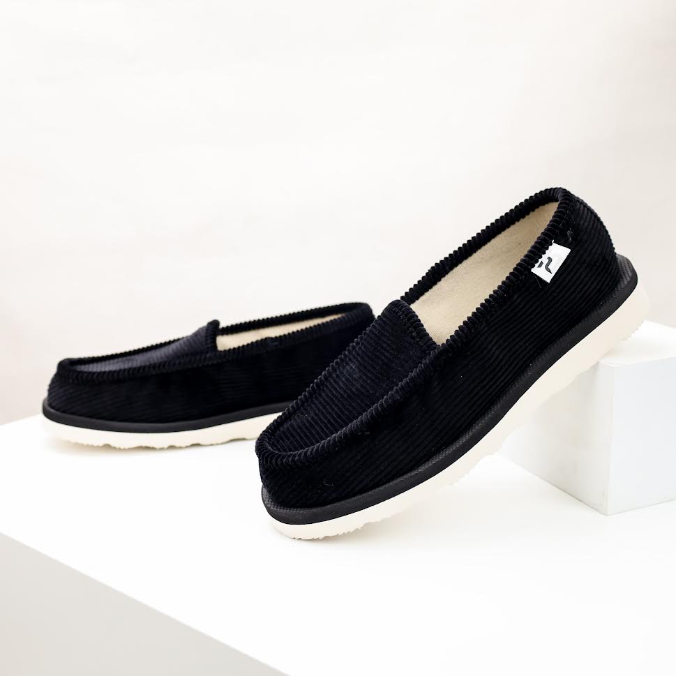 PRIVATE 1 HOUSE SHOES LOAFERS BLACK