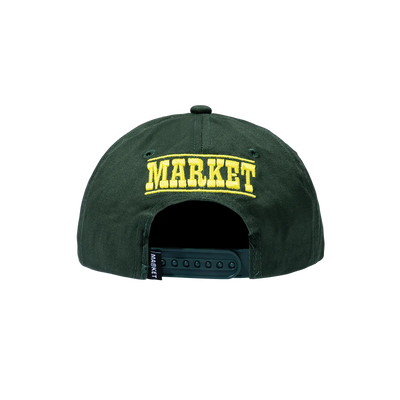 MARKET PEANUTS DANCING 5  PANEL HAT EMERALD