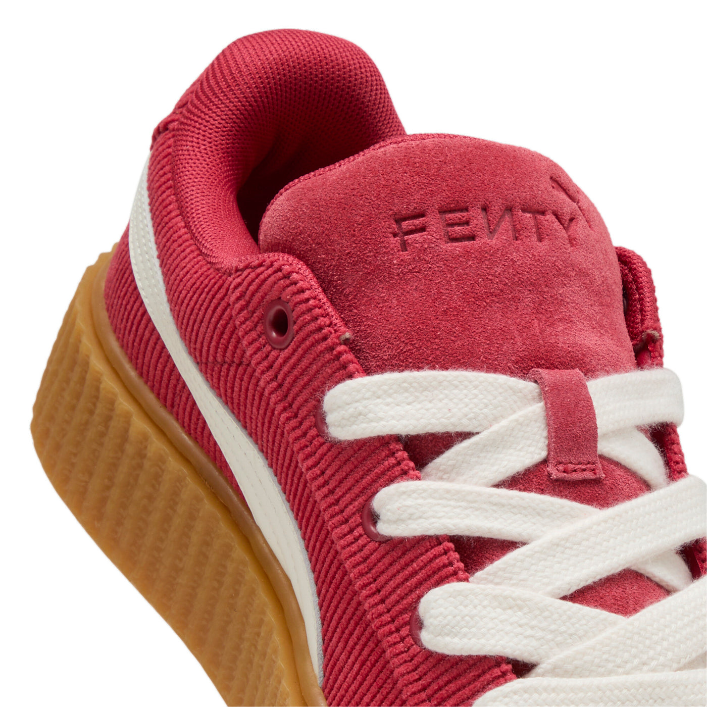 PUMA CREEPER PHATTY CORDUROY JR CLUB RED WHIT GUM