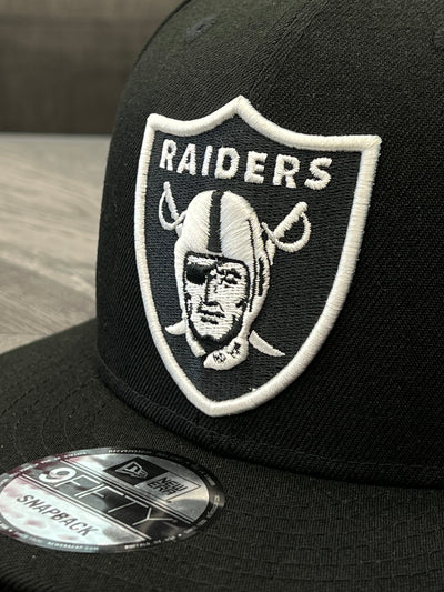 NEW ERA 950 LAS VEGAS RAIDERS BLK WHT--OSFA