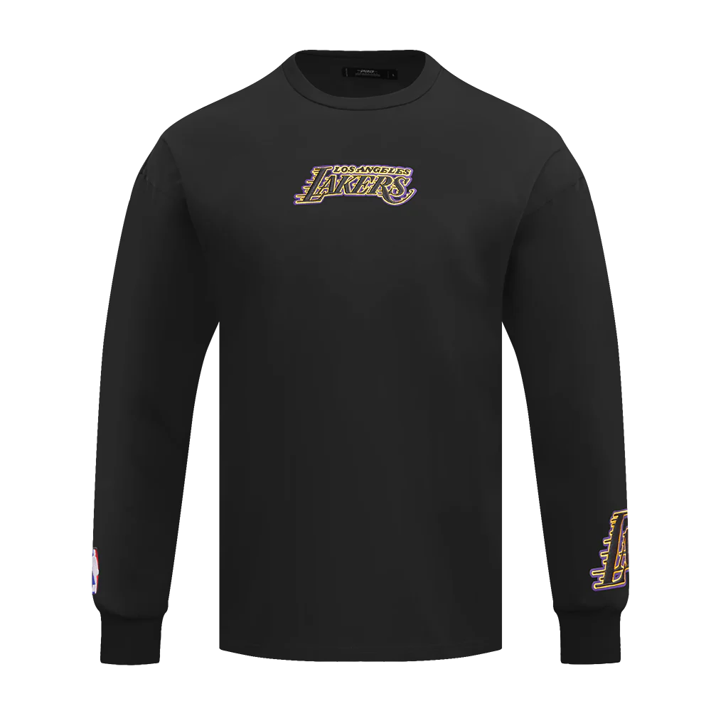 NBA LOS ANGELES LAKERS WINGSPAN MEN'S DROP SHOULDER LS TEE