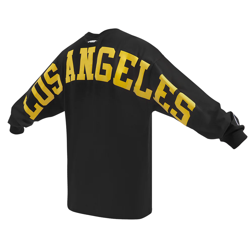 NBA LOS ANGELES LAKERS WINGSPAN MEN'S DROP SHOULDER LS TEE