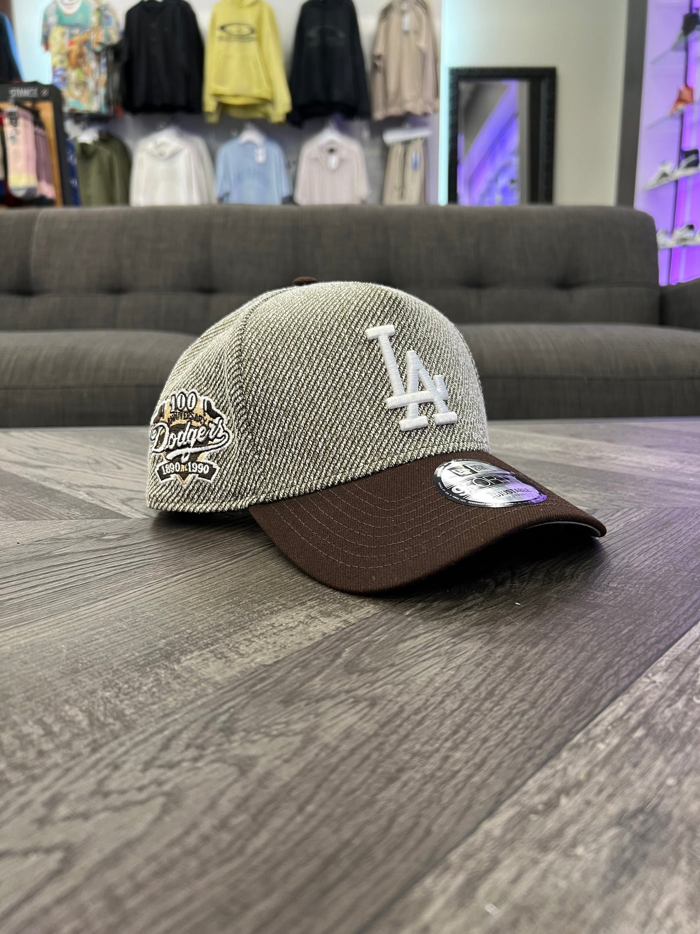 NEW ERA 940F LOS DODGERS BROWN TERRY