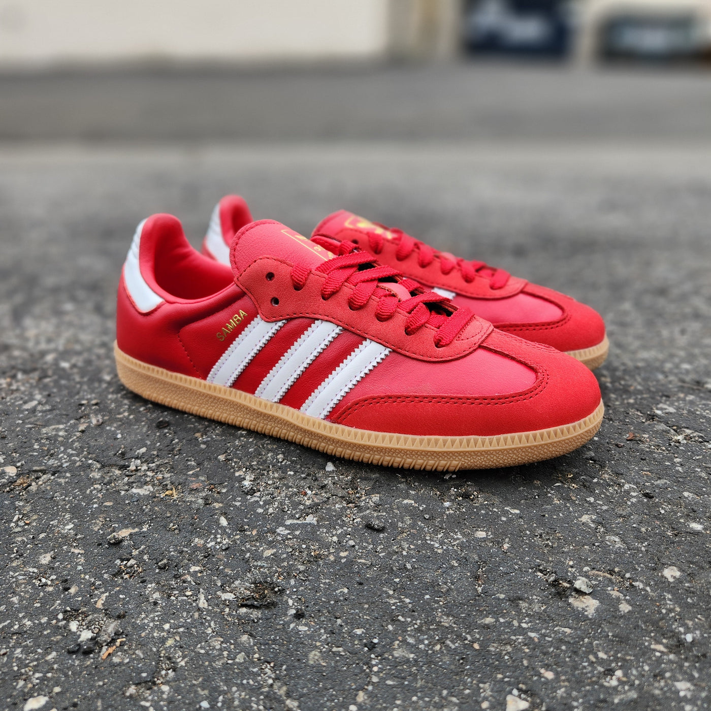 W ADIDAS SAMBA OG  'SCARLET'