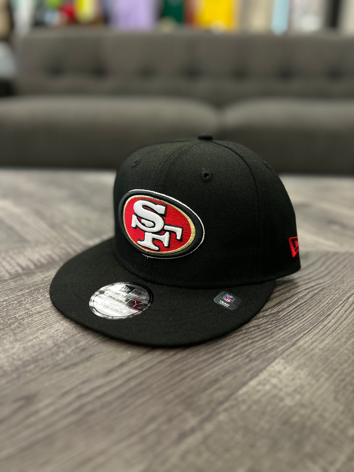 NEW ERA 950 NFL BASIC SNAP SAN FRANCISCO 49ERS BLK OSFM