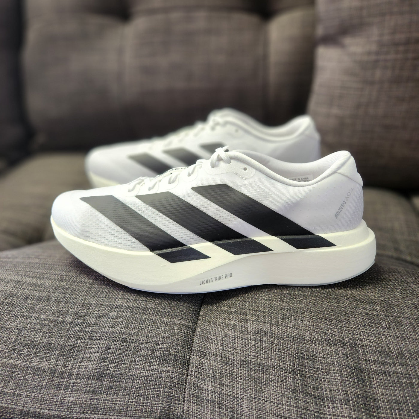 Adizero EVO WHITE BLACK