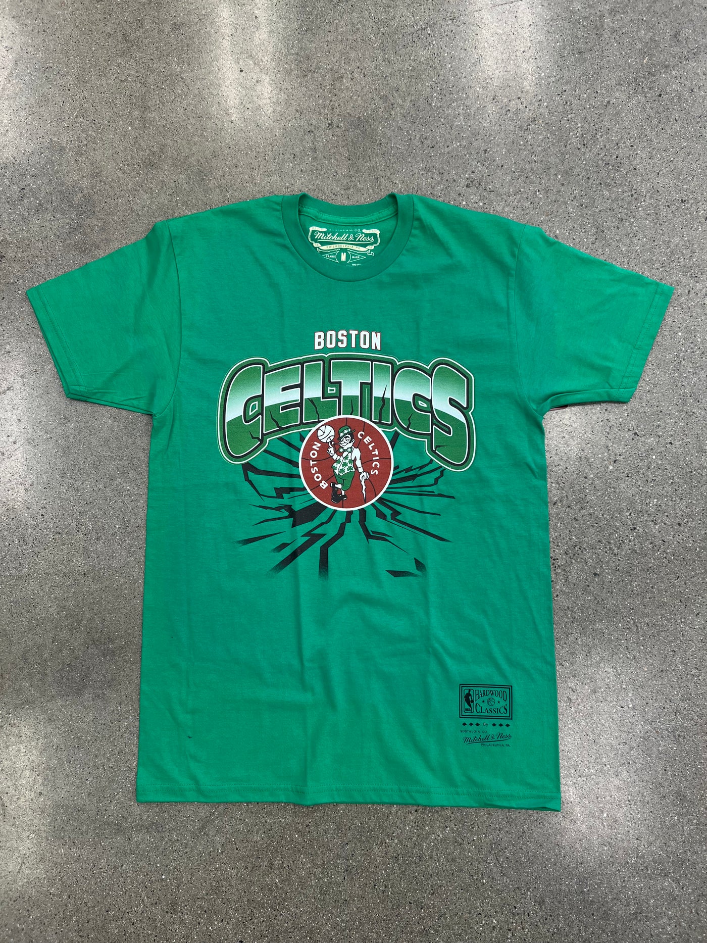 NBA EARTHQUAKE TEE CELTICS GREEN