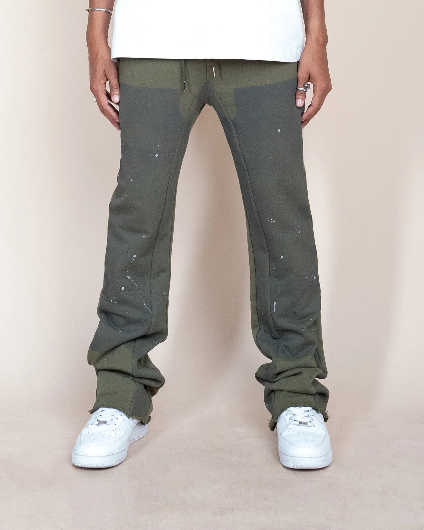 EPTM FRENCH TERRY CARPENTER OLIVE PANTS