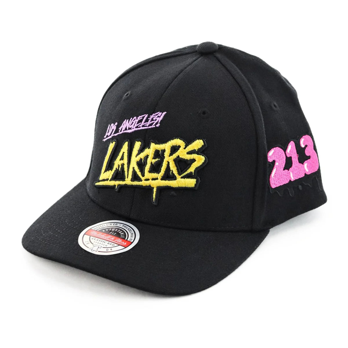 NBA HWC SLAP STICKER CLASSIC RED LAKERS