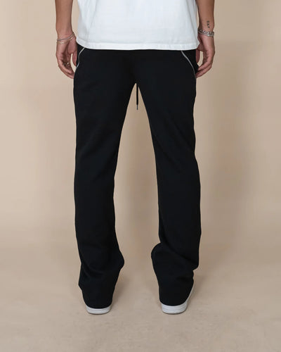 EPTM ZIP FLARED SWEATPANTS BLACK