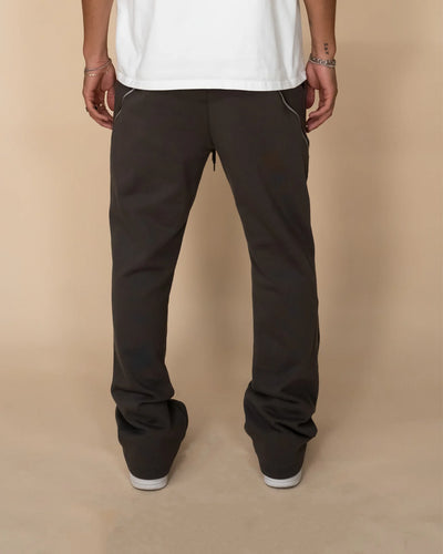 EPTM ZIP FLARED SWEATPANTS GREY