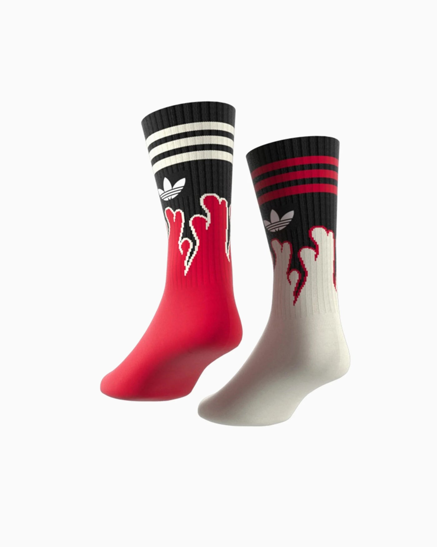 ADIDAS 100 THIEVES SOCKS BLACK WHITE RED