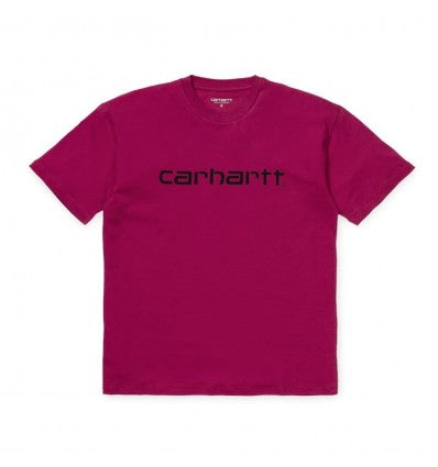 W CARHARTT WIP S/S SCRIPT T-SHIRT (TANGO)