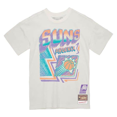 MITCHELL & NESS NBA SIDEWALK SKETCH TEE SUNS