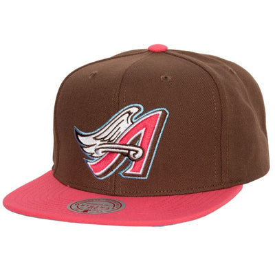 MLB THE DAMN SNAPBACK COOP ANGELS BROWN