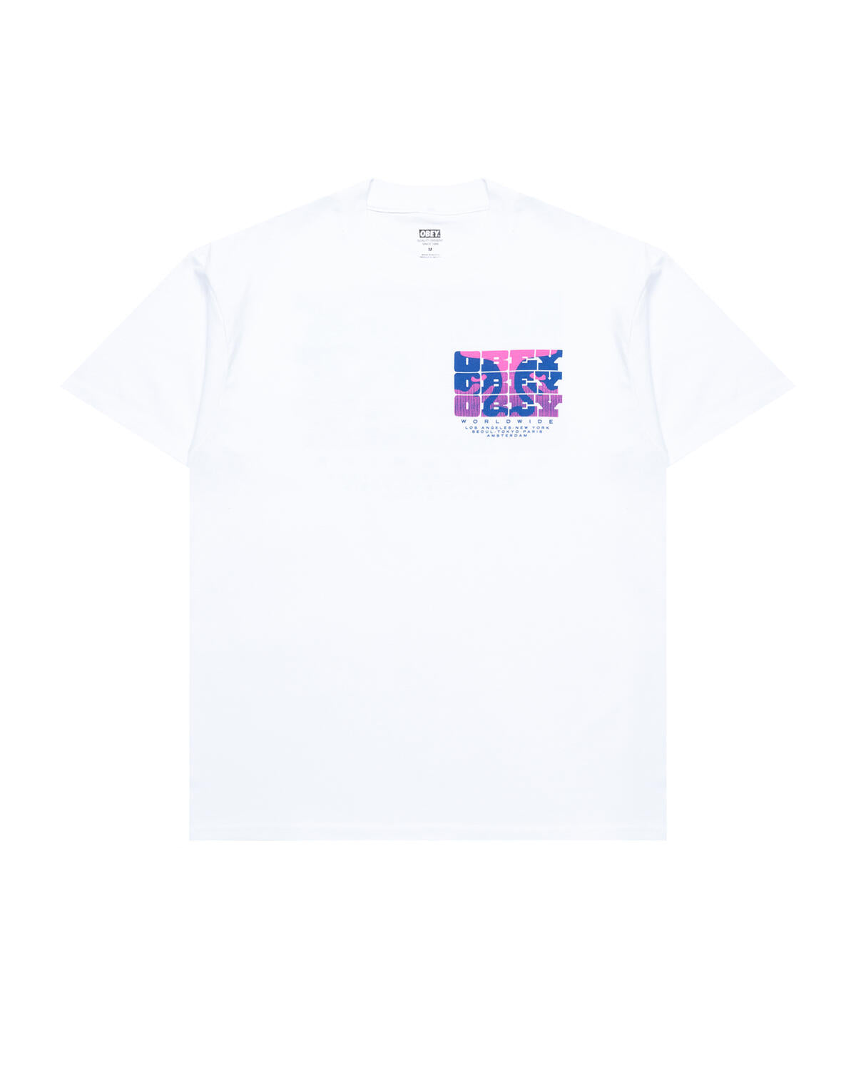 OBEY BRICK BY BRICK TEE WHITE