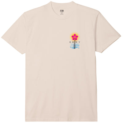 OBEY ELEVATED POWER TEE CREAM