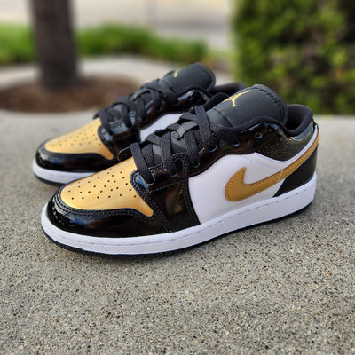 Air Jordan 1 Low GS SE Gold Toe – PRIVATE SNEAKERS