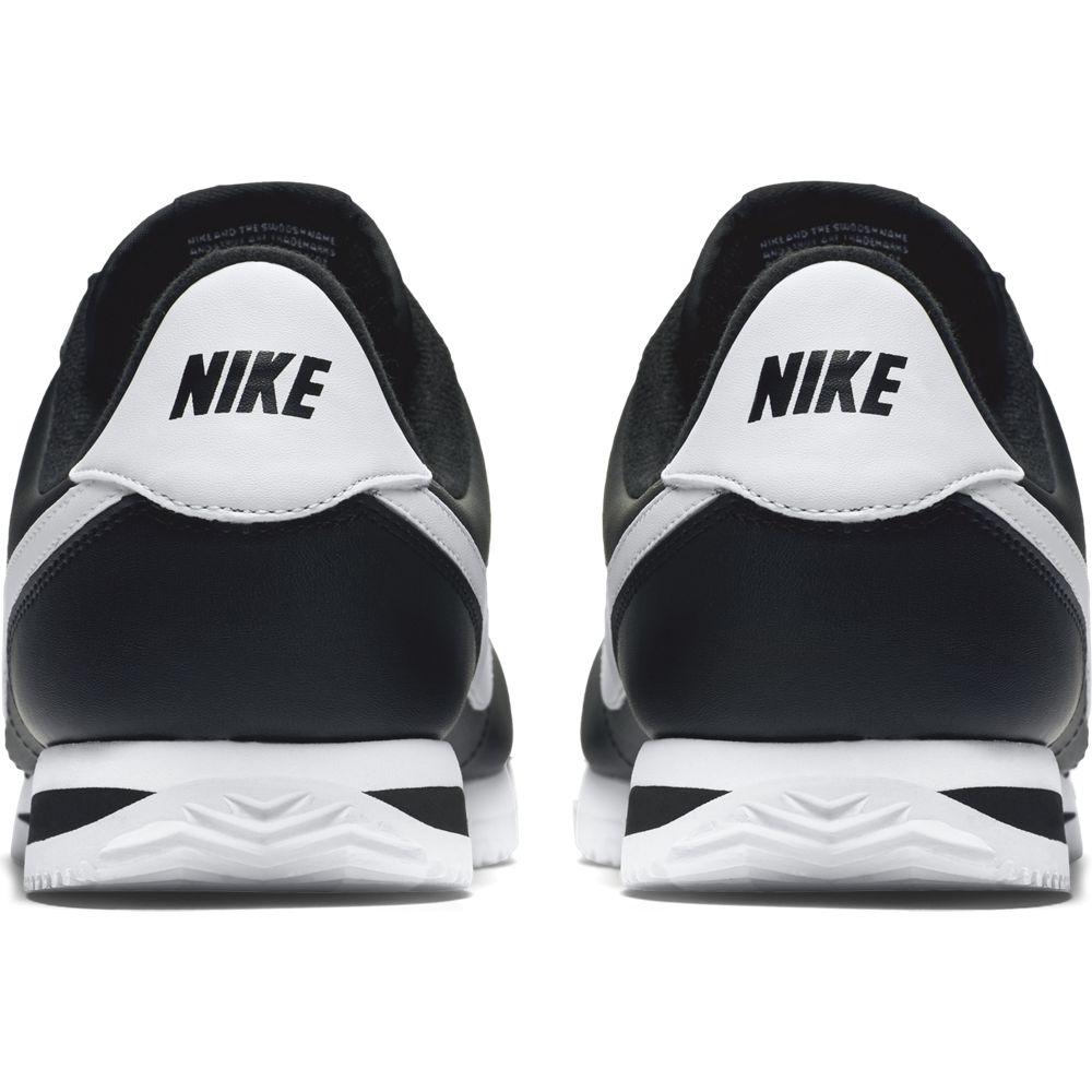 NIKE CORTEZ BASIC LEATHER BLACK WHITE