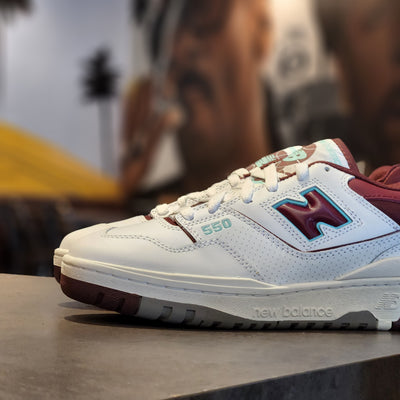 New Balance 550 'Burgundy/Turquoise